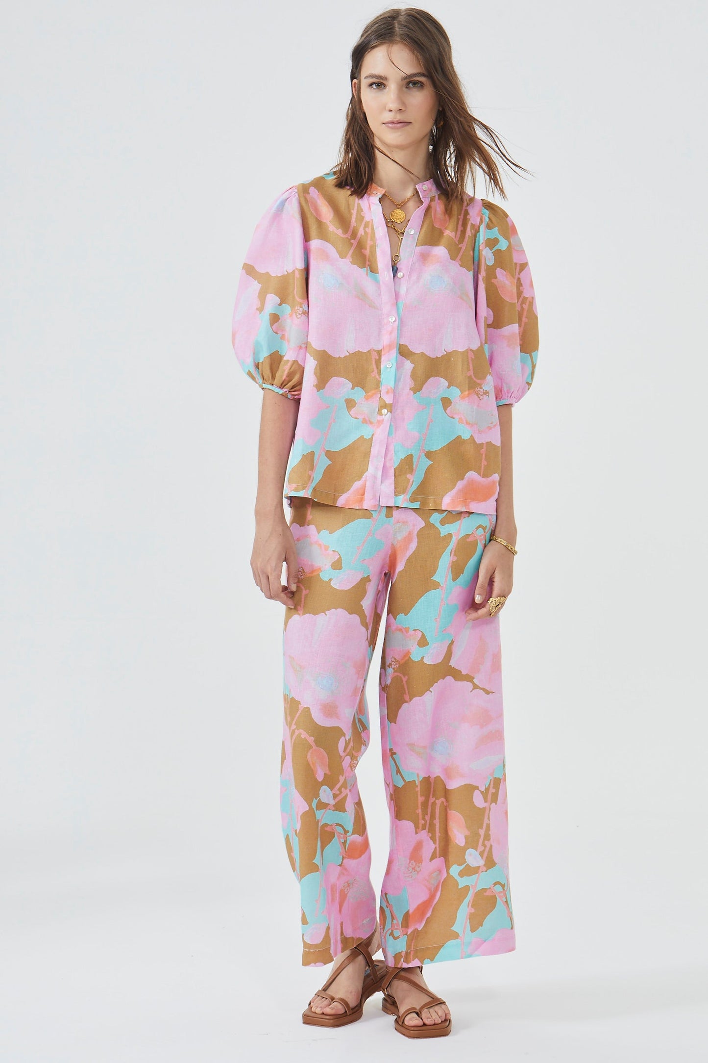 Ocean Linen Pants - Aquarela