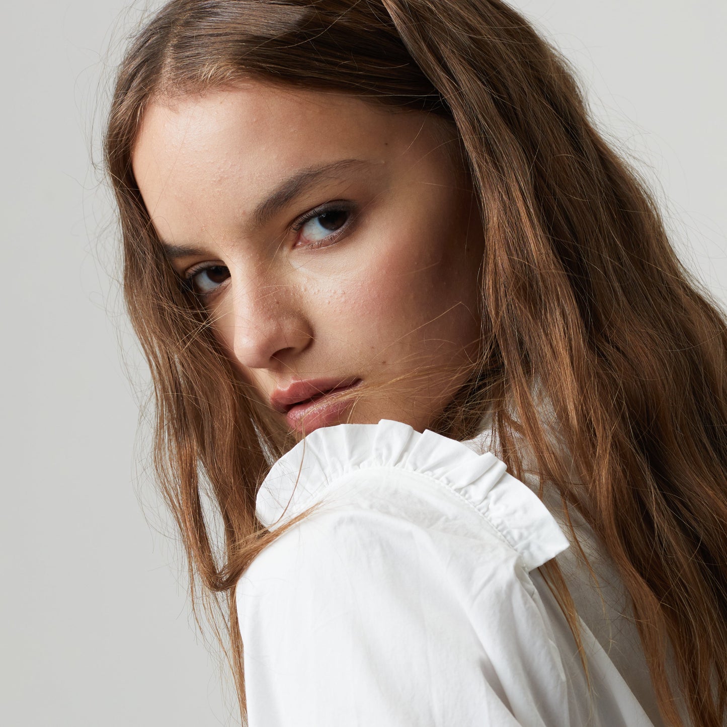 Jane Poplin Shirt - Off White