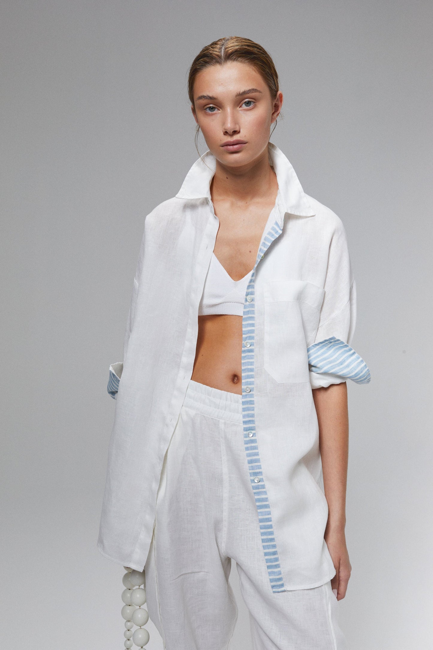 Island Linen Shirt - Off-White