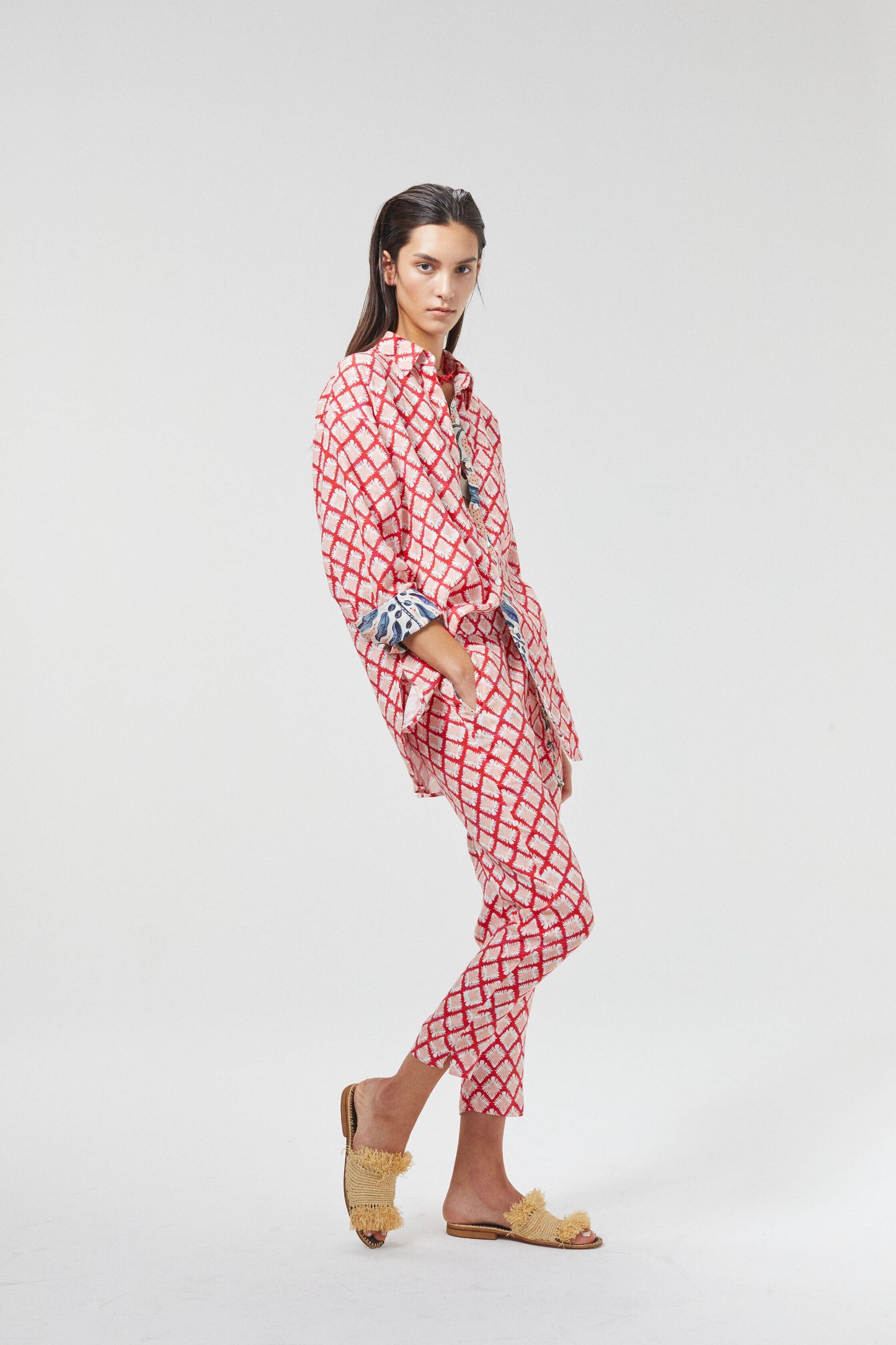 Lotus Linen Pants - Tangier