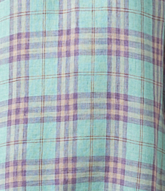 Alcala Linen Dress - Palma Checks