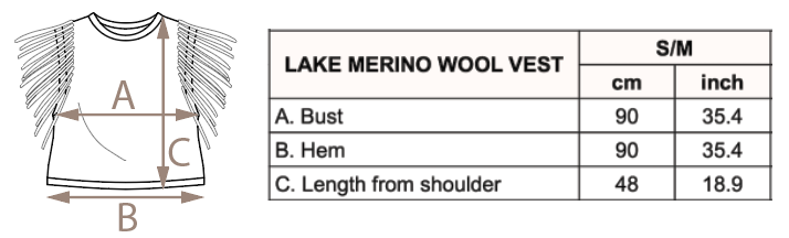 Lake Merino Wool Vest - Deep Blue