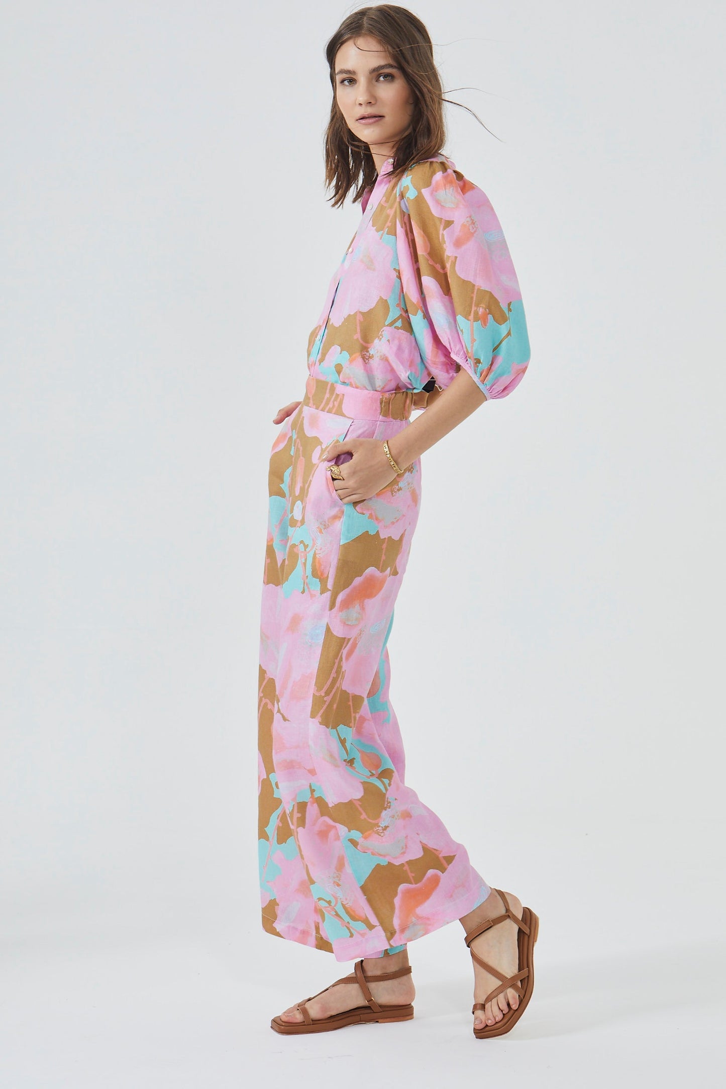 Ocean Linen Pants - Aquarela