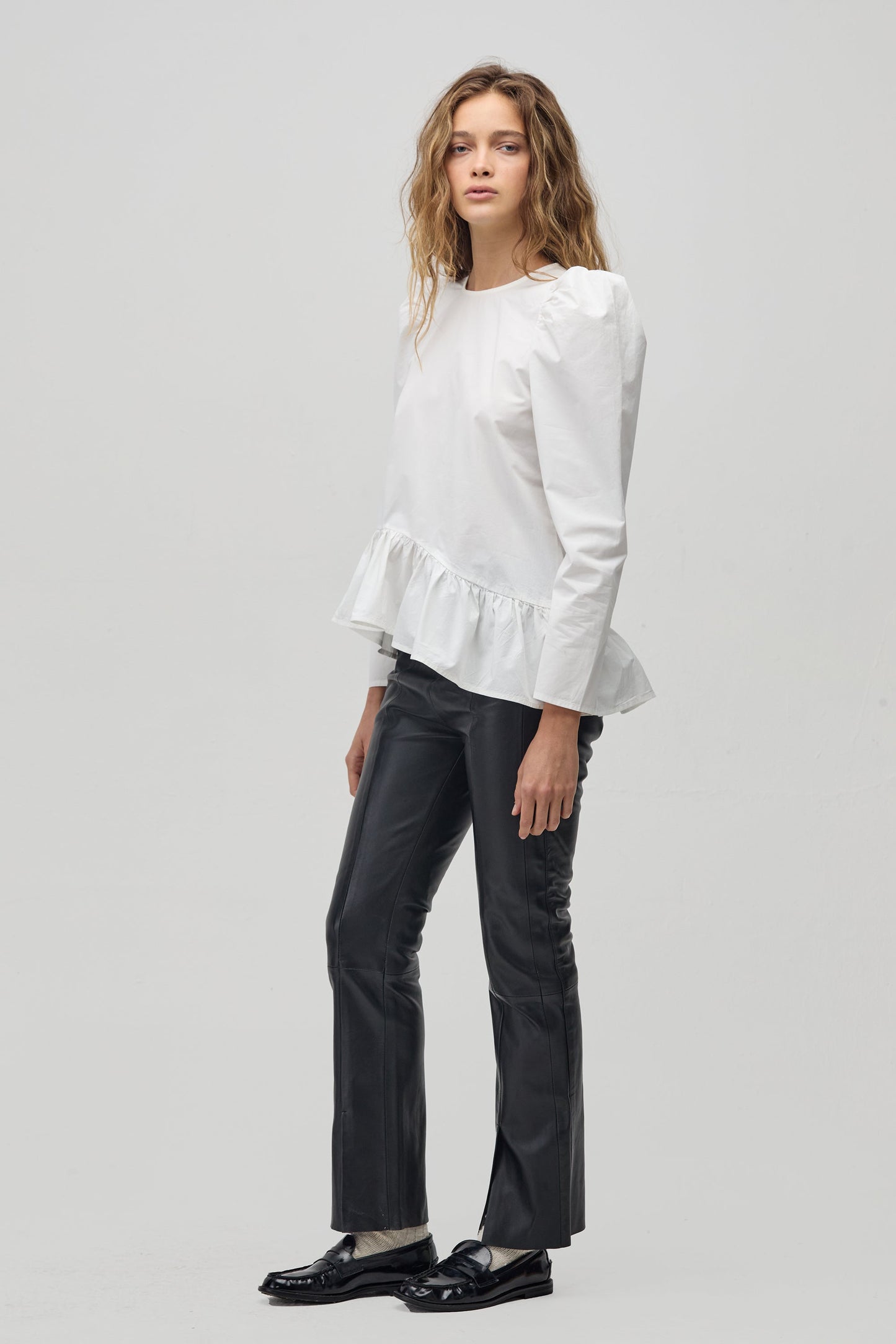 Tori Leather Pants - Black