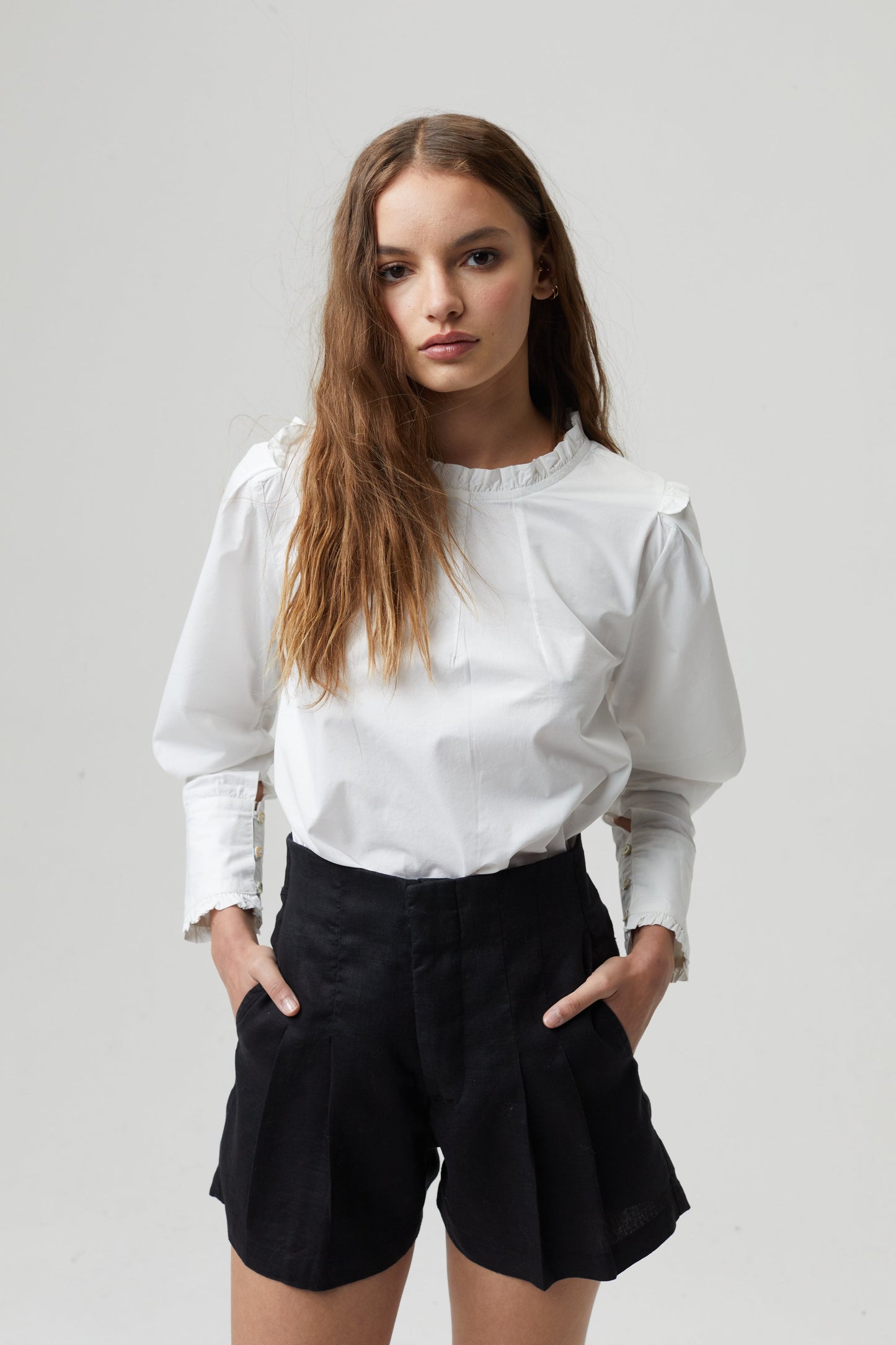 Jane Poplin Shirt - Off White