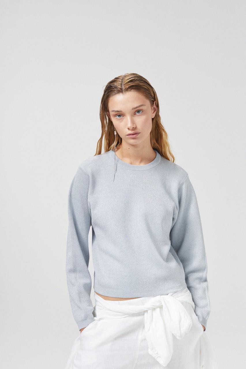 Glitter Sweater - Silver