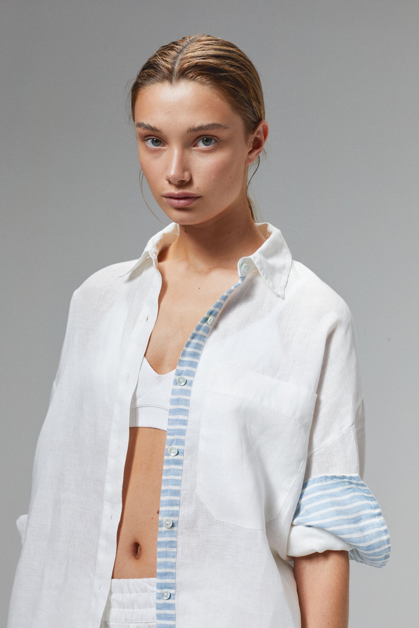 Island Linen Shirt - Off-White