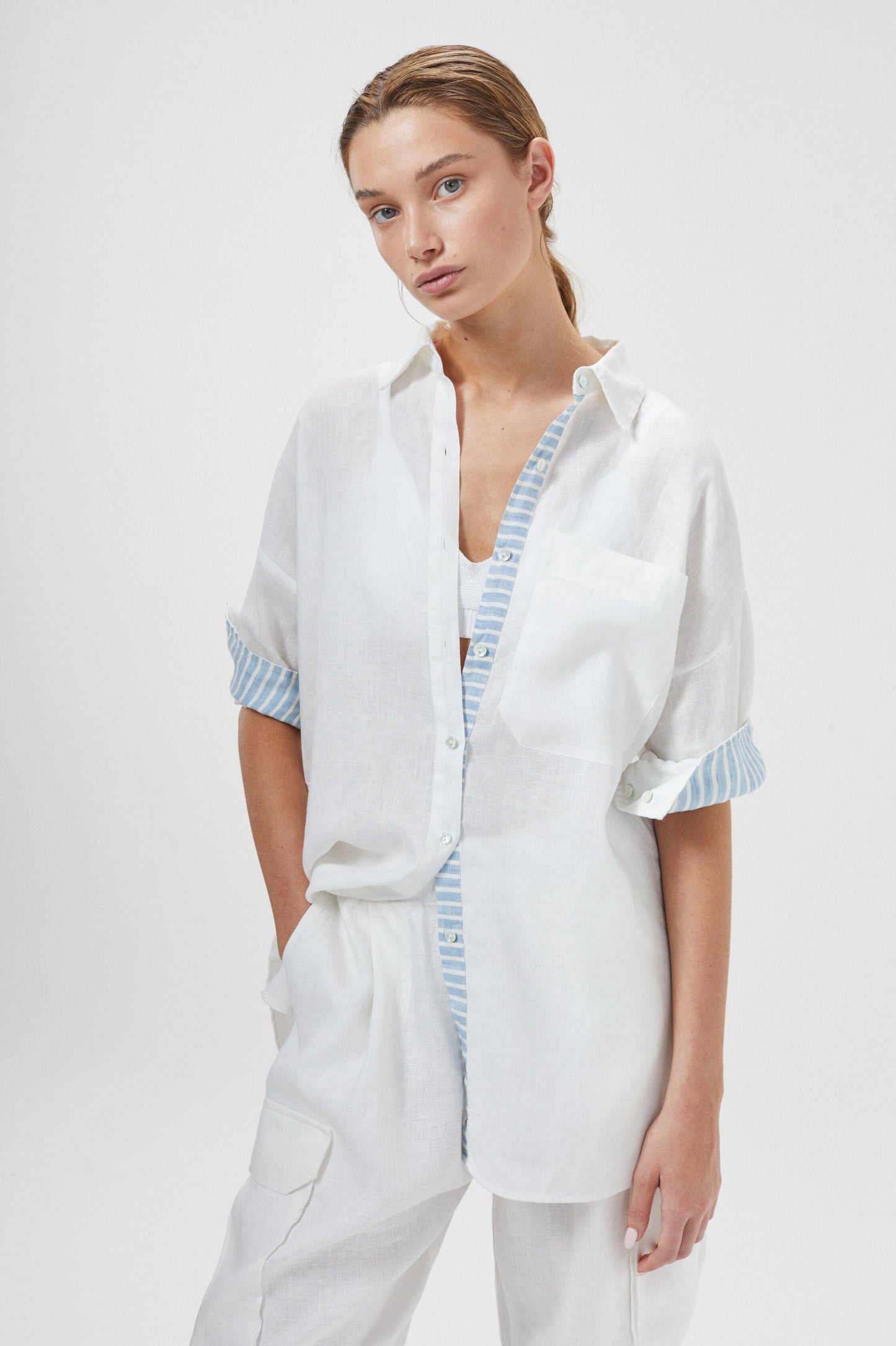 Island Linen Shirt - Off-White