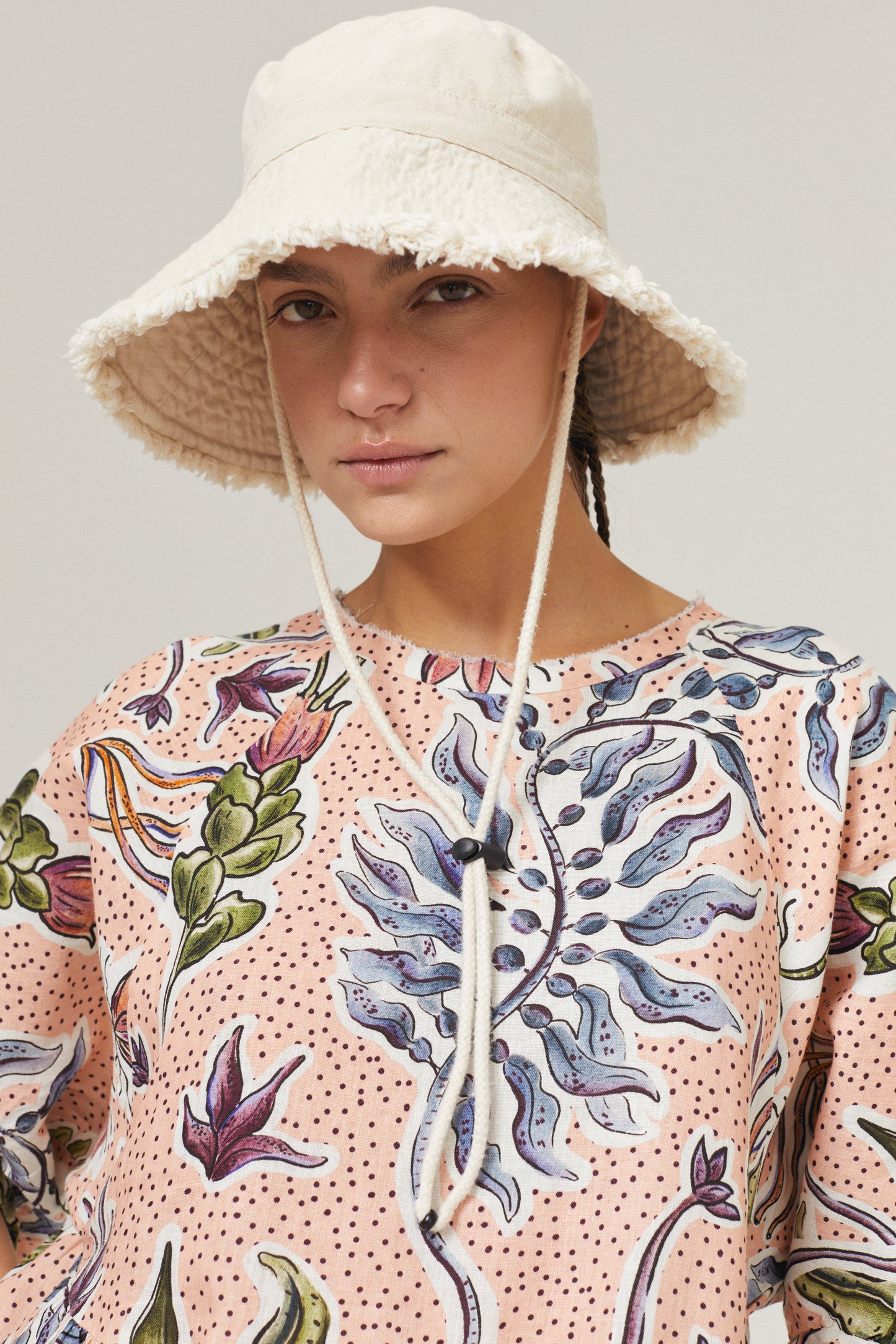 Alcala Linen Dress - Marrakech Gardens