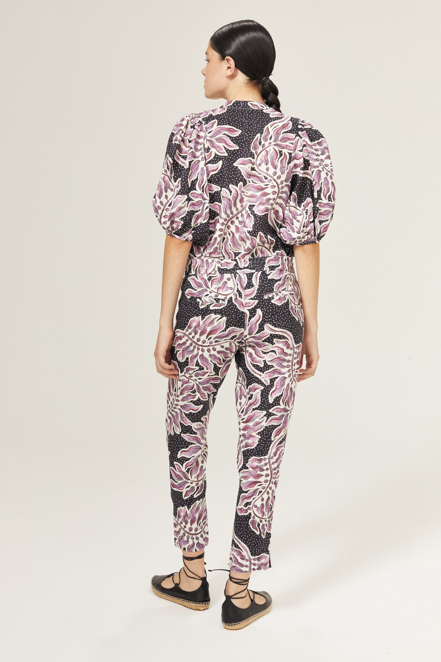 Lotus Linen Pants - Lavender Sky
