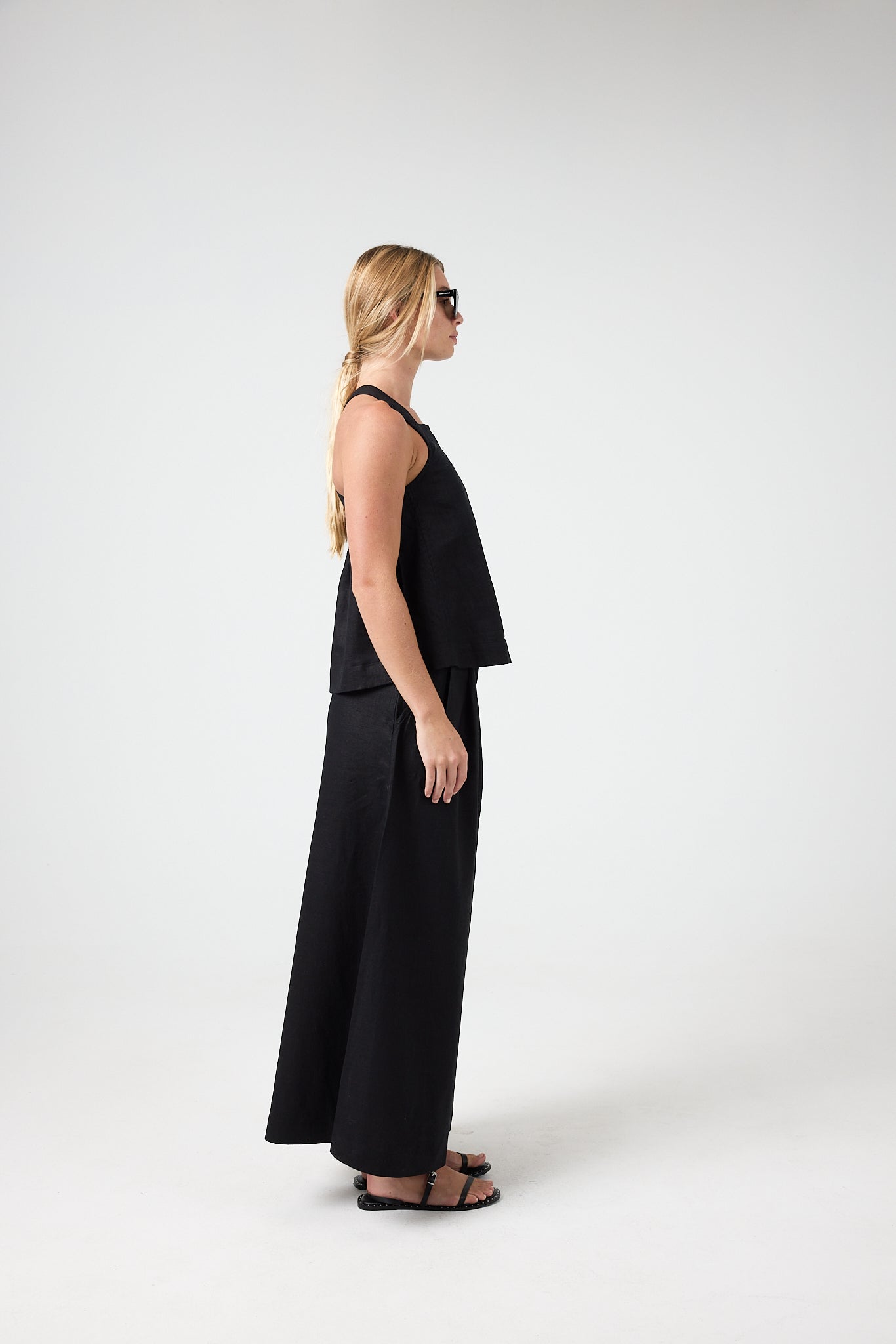 Sabi Linen Pants - Black