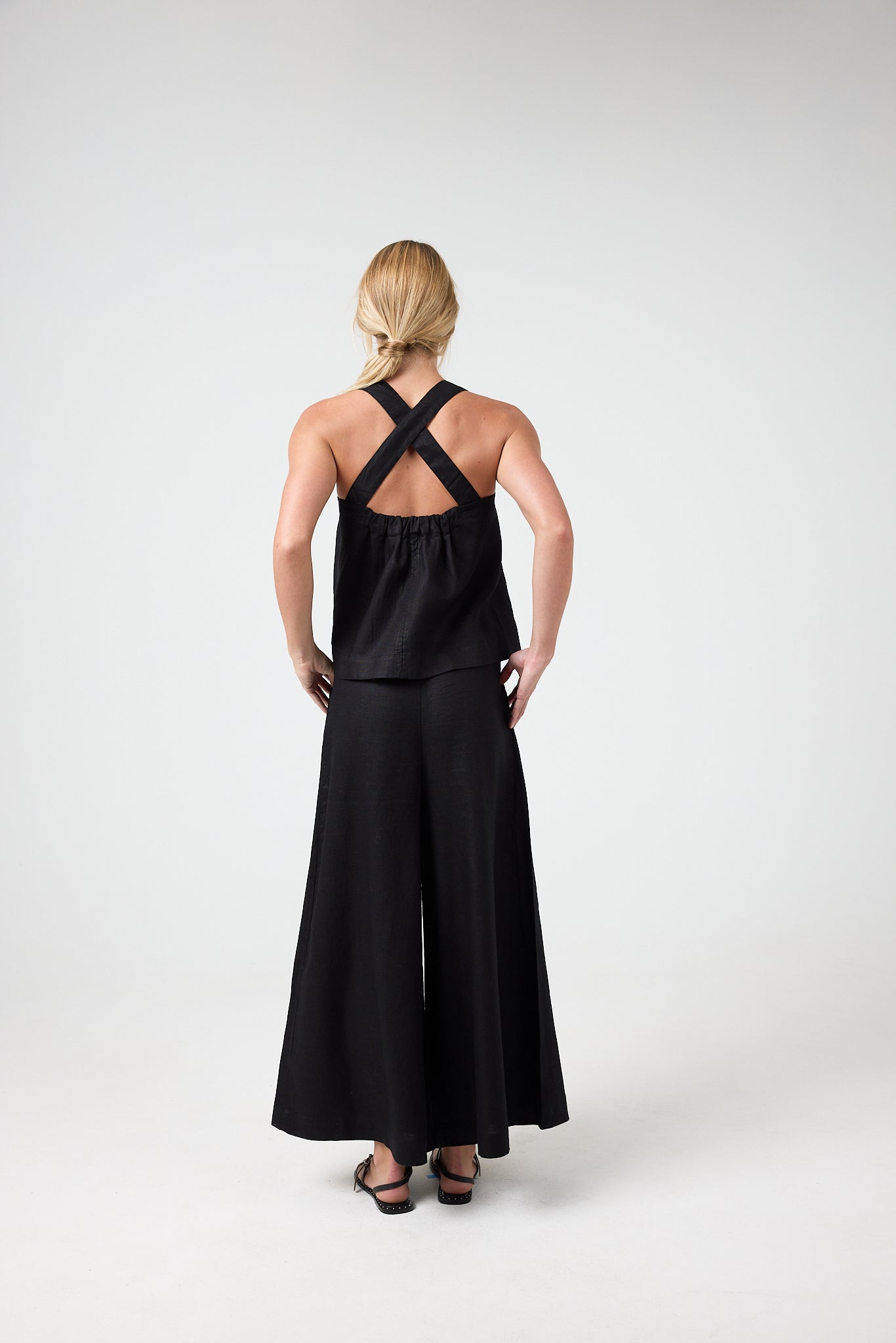 Sabi Linen Pants - Black