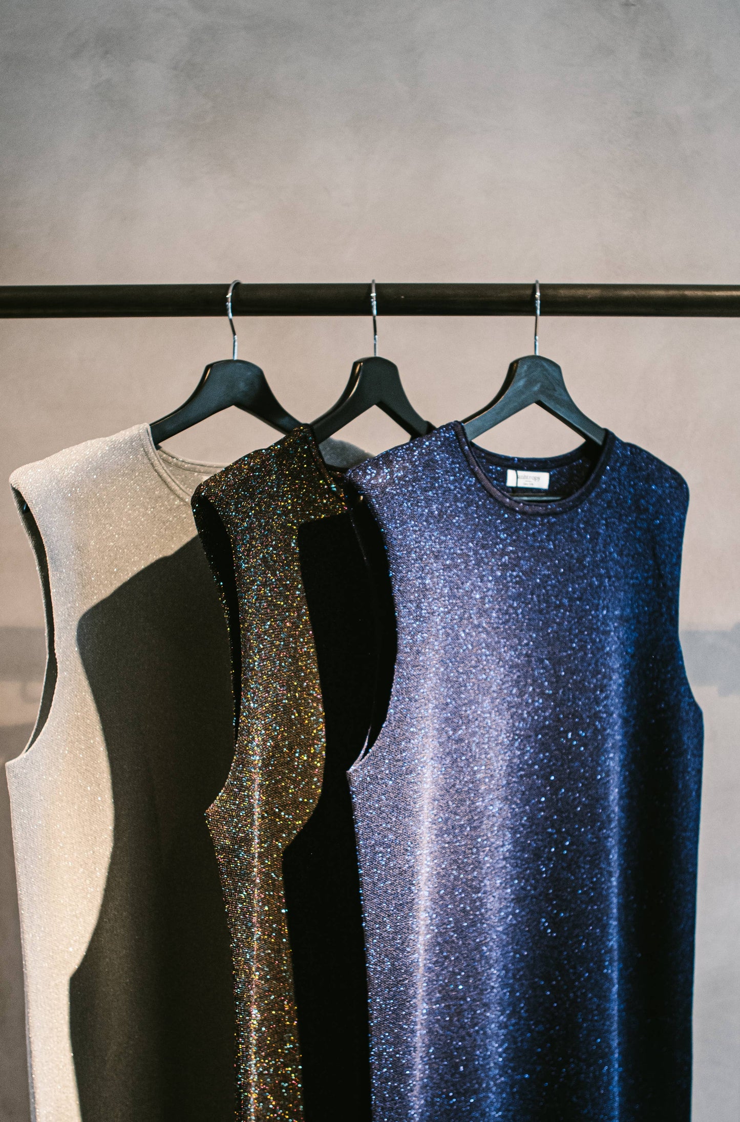 Glitter Knitted Dress - Galaxy
