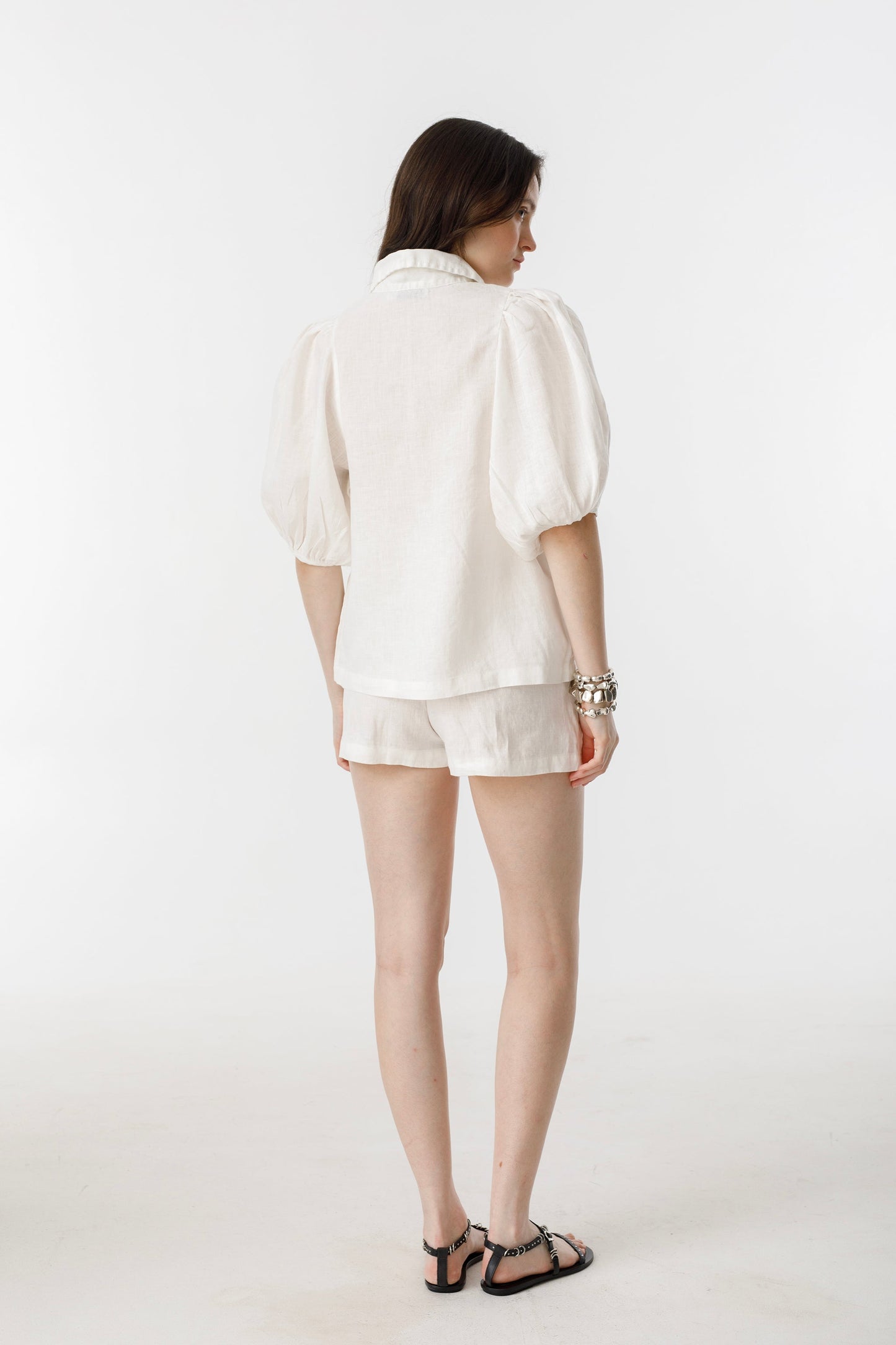 Angel Linen Shirt - Off-White